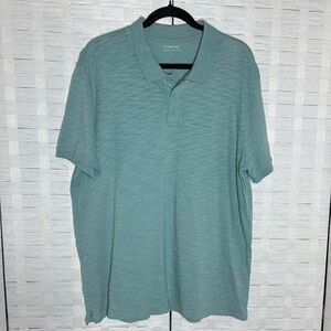 Vince Seagram Cotton 3 Button Collared Polo ShirtSize XL